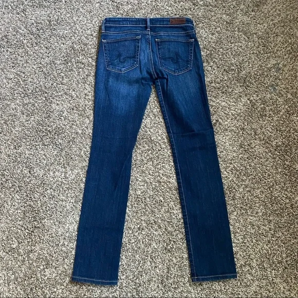 AG Aubrey Skinny Straight Jeans 25/R - Picture 3 of 8